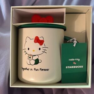 Starbucks x Hello Kitty Mug with lid